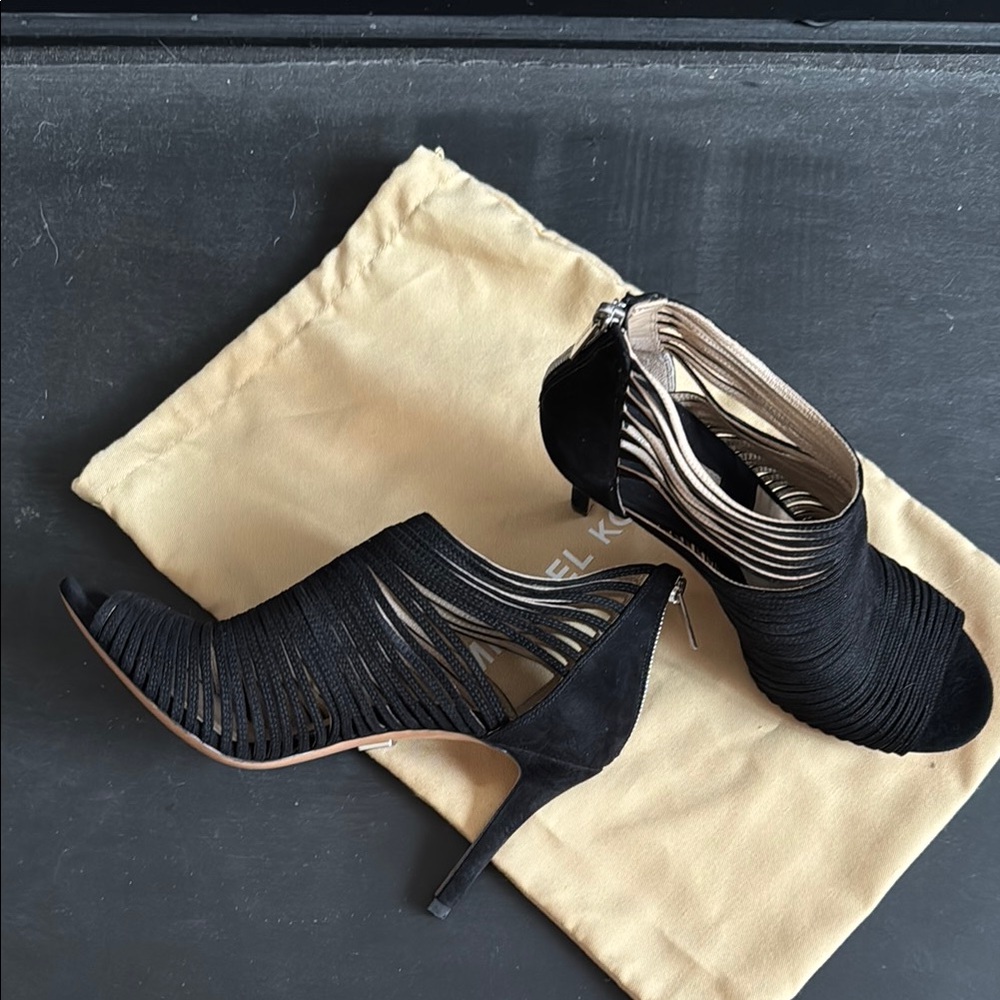 NWOB Michael Kors Collection Black Heels